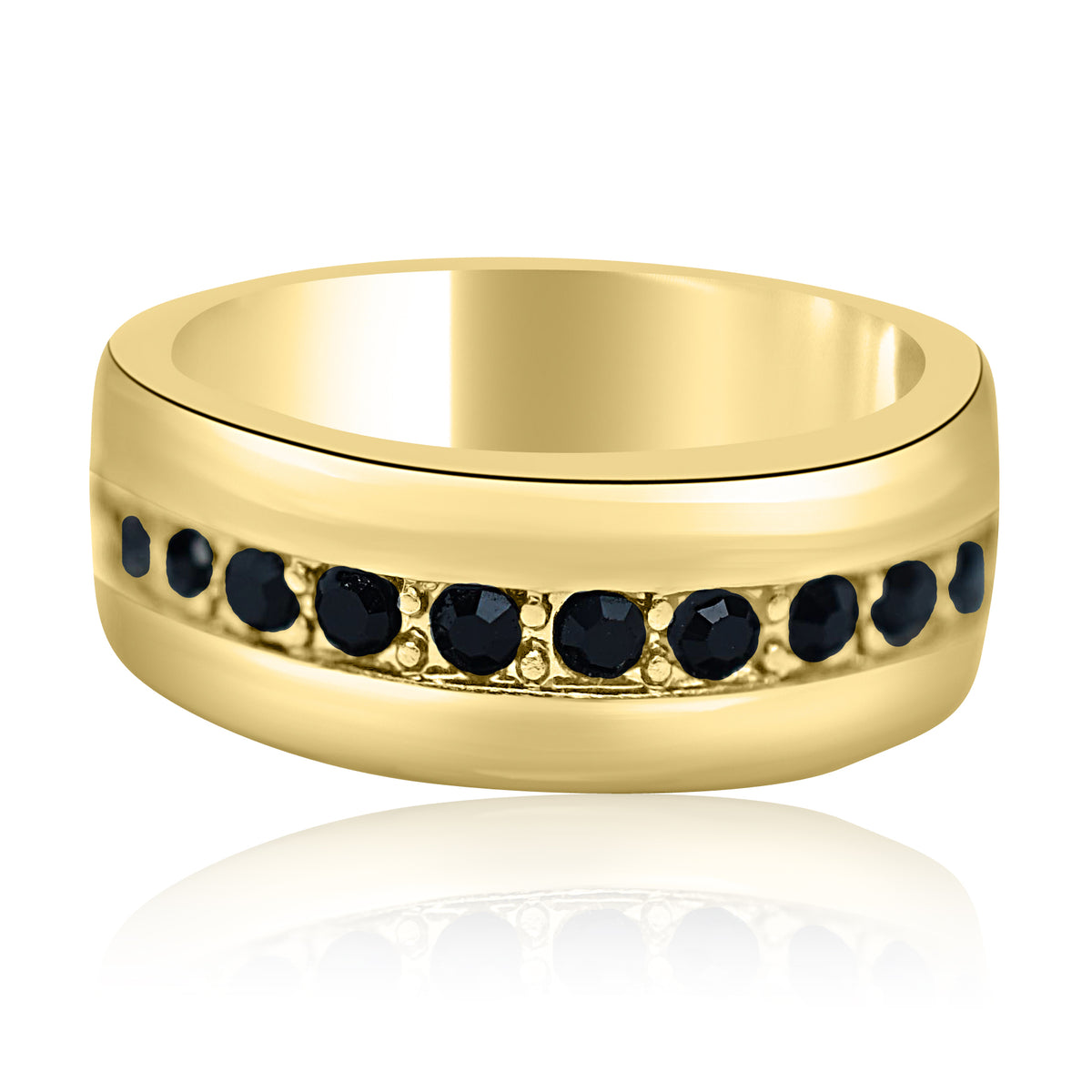 Black Eternity Ring 0.80 CTW